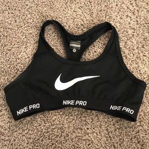 Kids medium bike pro sports bra